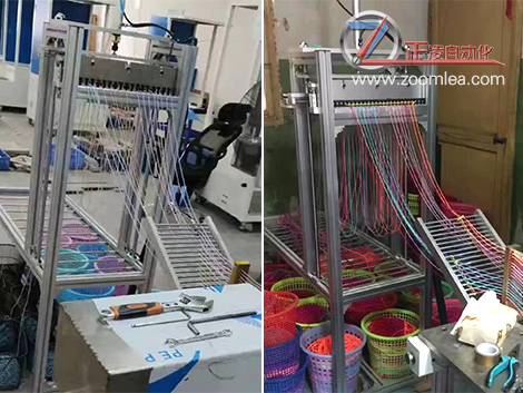 正凌橡皮筋粘膠機工程案例